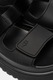 UGG, Sandale cu inchidere velcro Golden Glow, Negru, 8