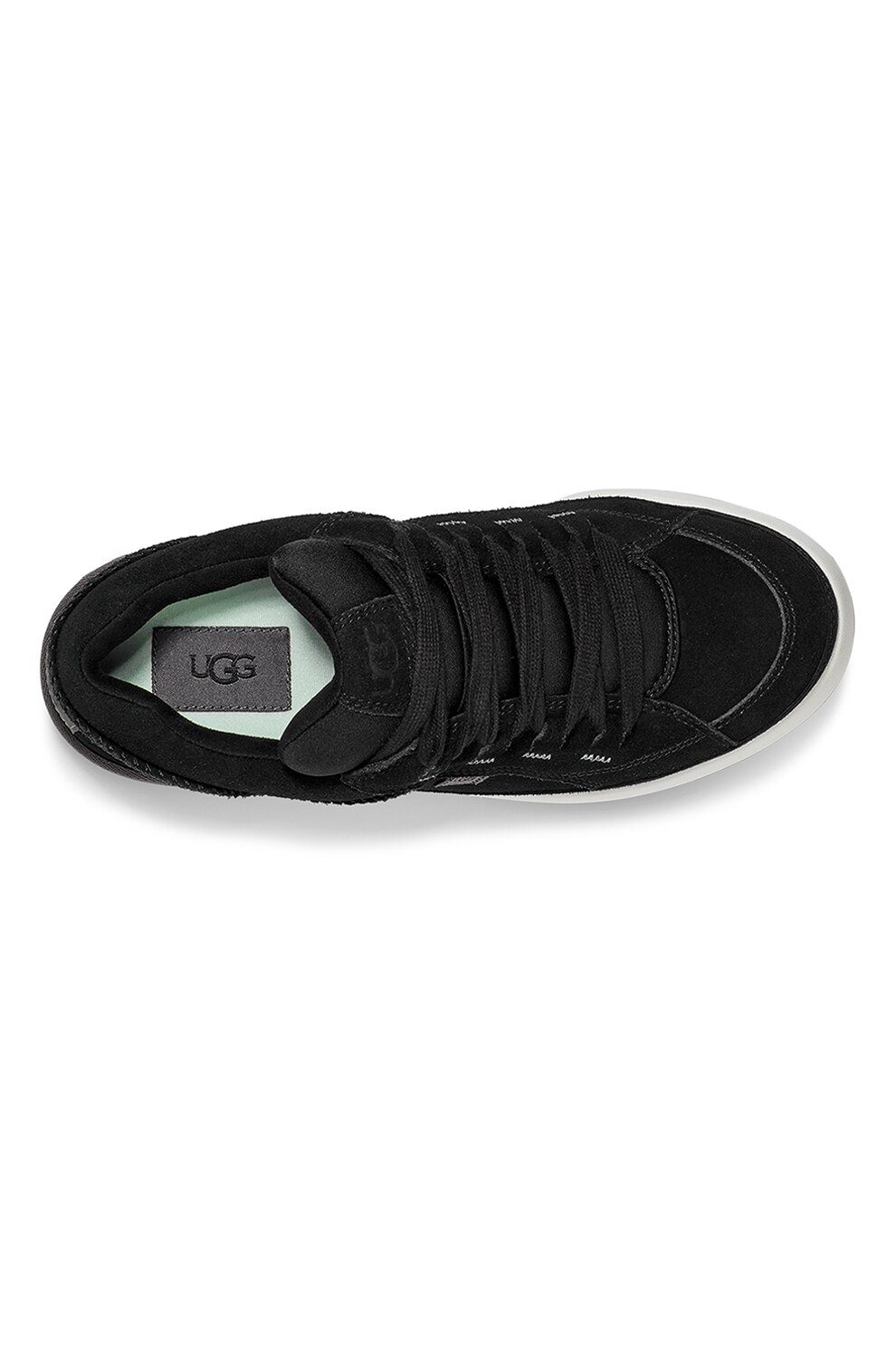 UGG, Pantofi sport de piele intoarsa Goldencush, Negru, 7-8 - eMAG.ro