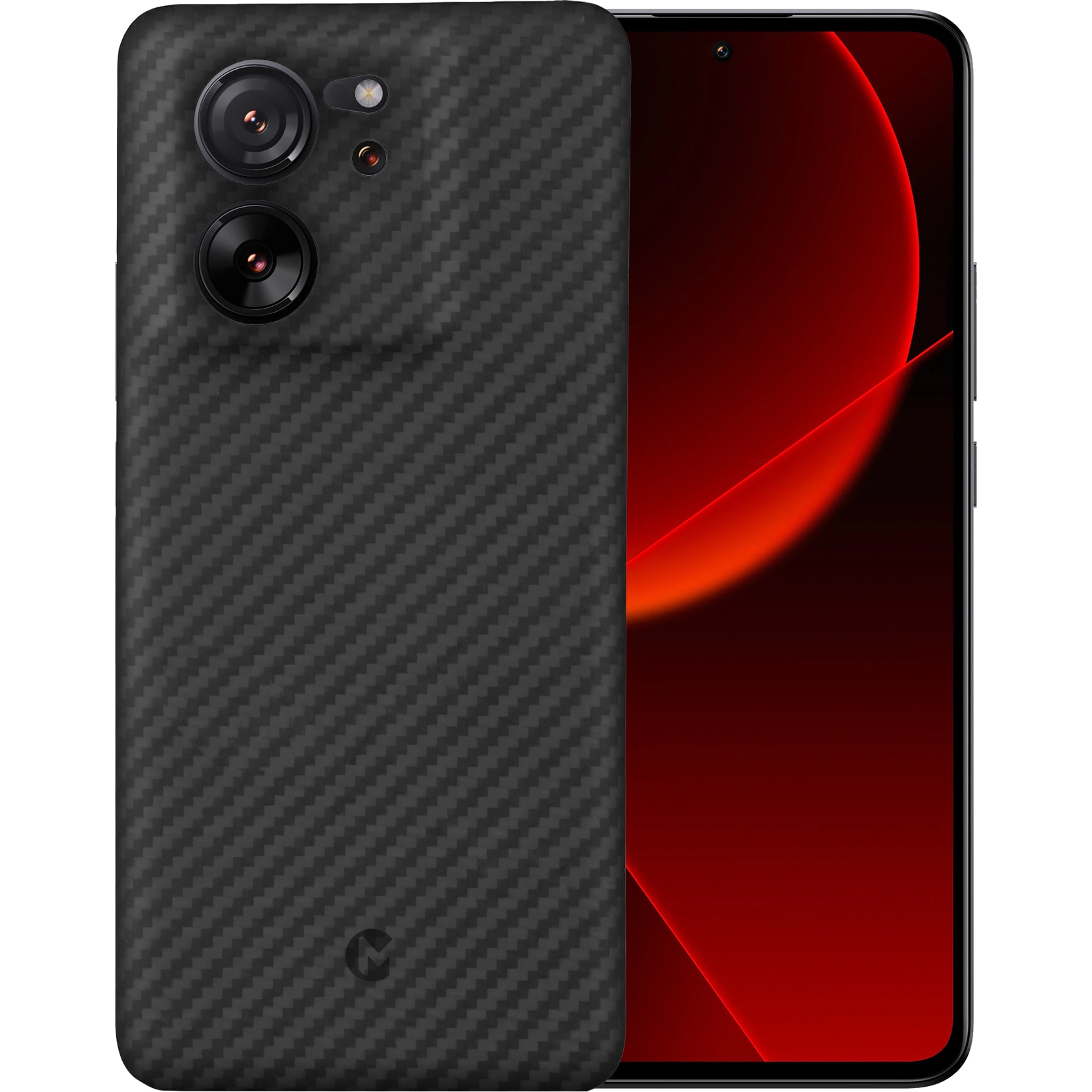 Husa de protectie Kevlar MProtect® Premium din fibra de aramida pentru Xiaomi 13T/ 13T Pro, Antisoc, Protectie camera, Ultra Safe, Carbon