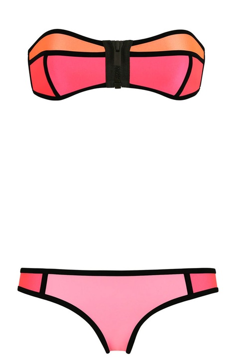 Női 2 részes fürdőruha, WildFashion, Nylon, 4128, Rózsaszín