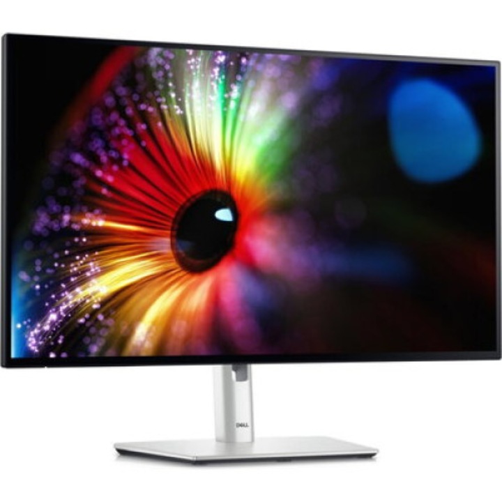 Монитор Dell U2724D, 27" IPS Anti-Glare, UltraSharp InfinityEdge, 5ms, 2000:1, 350 cd/m2, QHD 2560x1440, 120Hz, 100% sRGB, 98% DCI-P3, HDMI, DisplayPort, USB-C, USB 3.2, ComfortView Plus, Height Adjustable, Pivot, Swivel, Tilt, Black U2724D