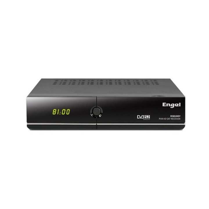 Receptor Satelit Engel RS8100Y HD PVR Negru