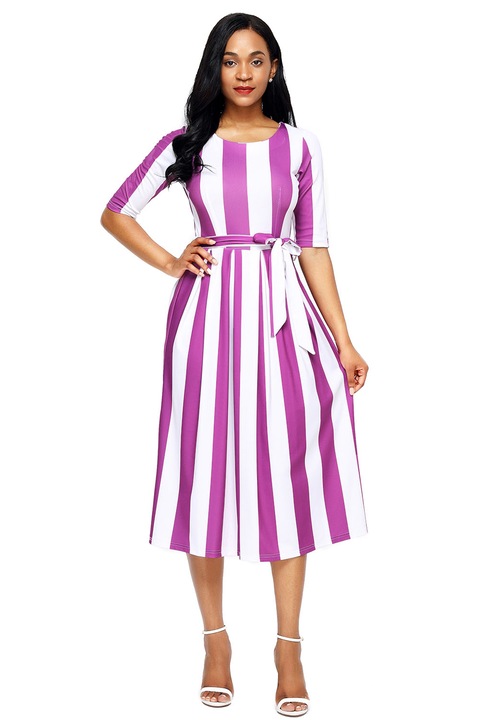 Rochie dama WildFashion, WildFashion, Poliester, 2541, Violet