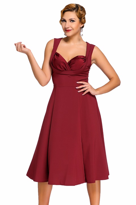 Rochie dama WildFashion, WildFashion, Poliester, 1793, Visiniu, M