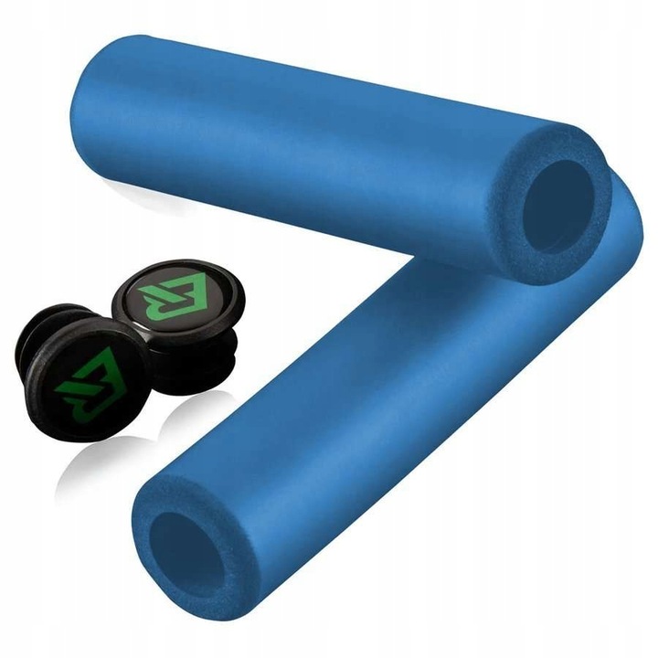 Set de manere pentru ghidon de bicicleta, albastru, 2 buc.