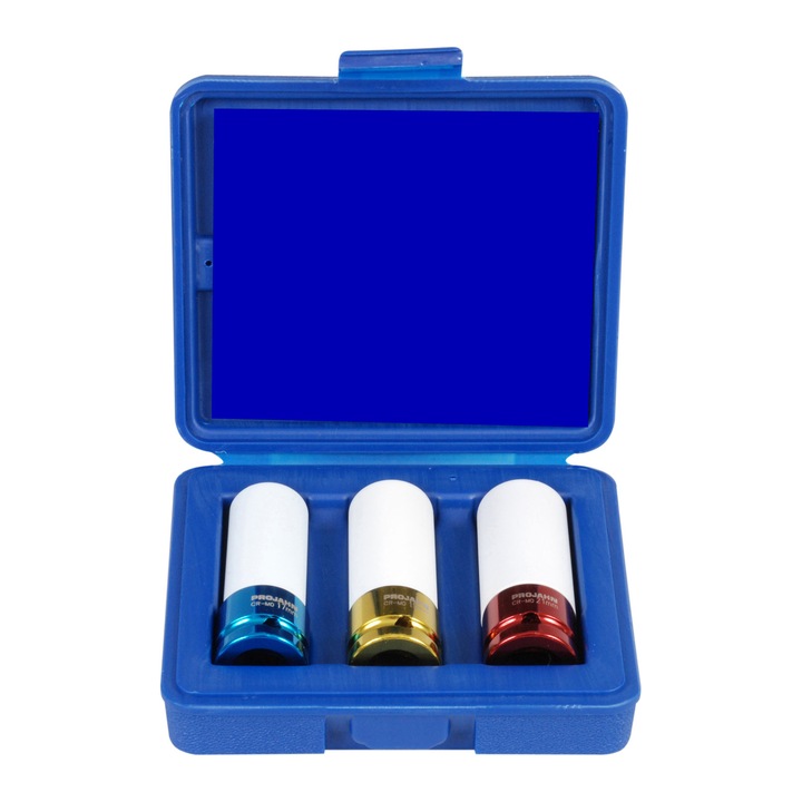 Комплект гаечни ключове за алуминиеви джанти 1/2" PROJAHN, Ударни, 17-19-21мм