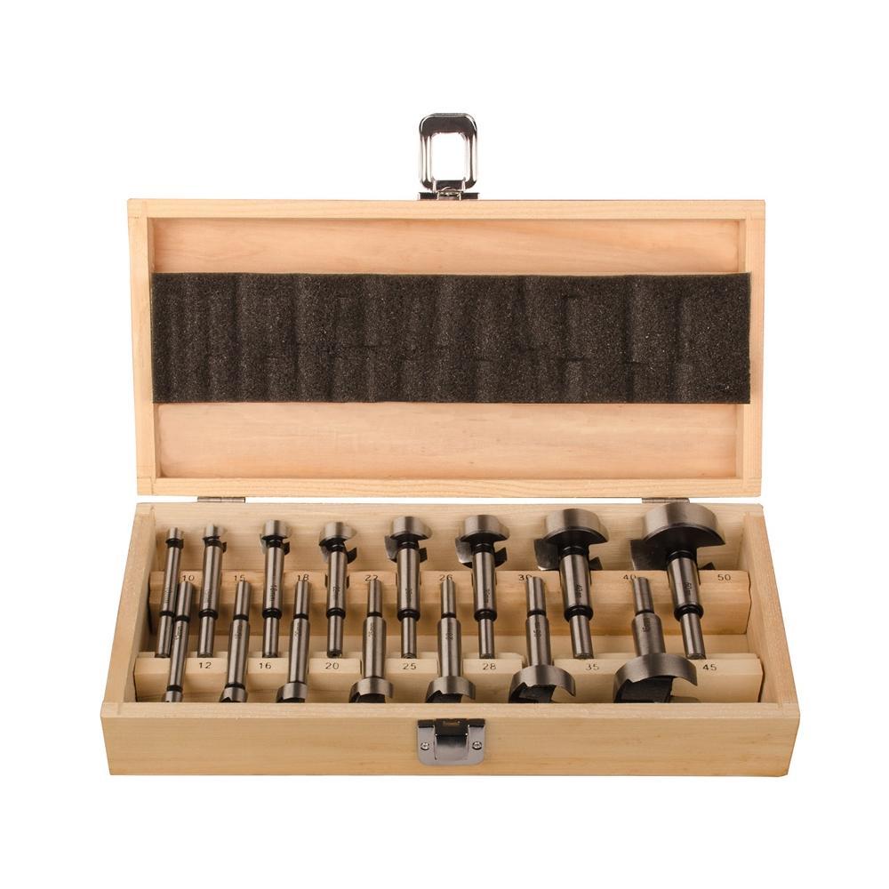 Coffret 6 Forets à Emboîture Black Shark Pro - Diam. 35-40-50-60-68 Mm, Longueur 90 Mm, Pour Bois
