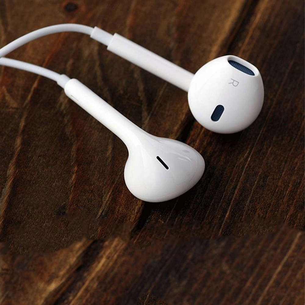 Casti cu fir, cu Microfon+Telecomanda, USB-C, 120cm, Alb