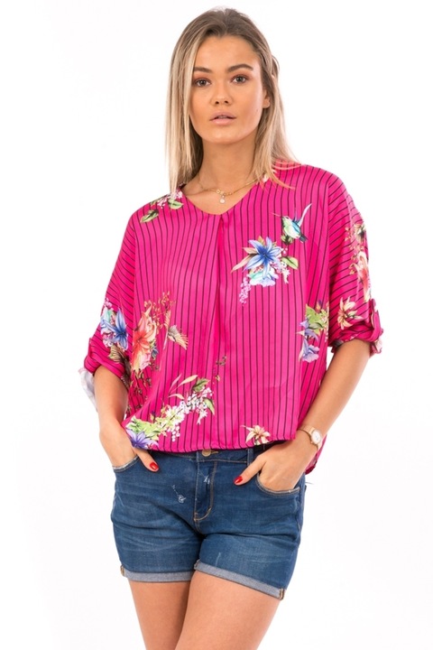 Bluza dama, WildFashion, 167215, Poliester, Fucsia, M INTL