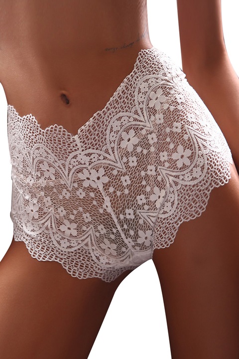 Boxeri dama, WildFashion, Poliester, 1575, Alb