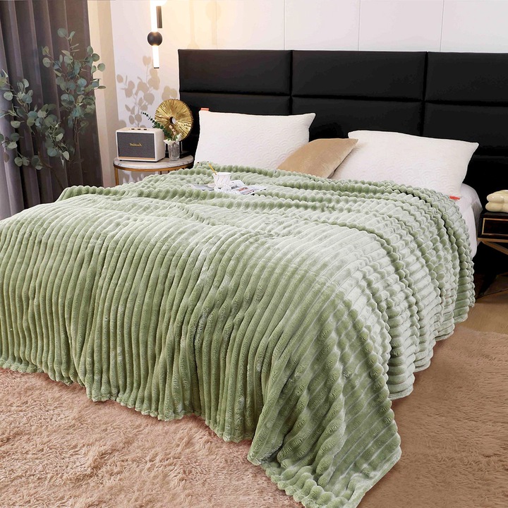 Пухкаво одеяло Cocolino, 200x230 см, зелено, PCB542