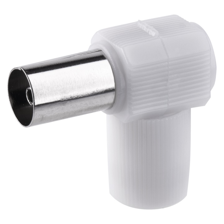 EMOS IEC koax aljzat, könyök A224F