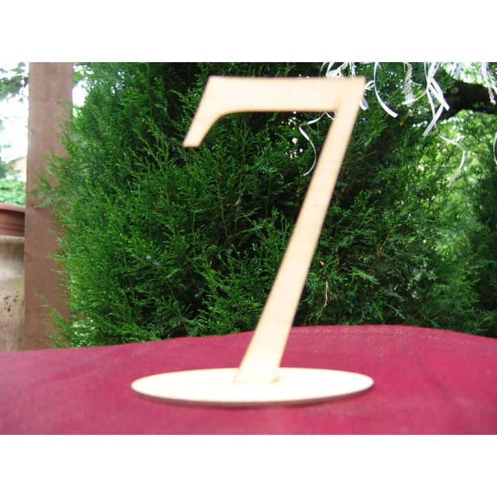 Lemn natural - Masa numarul 7 15cm