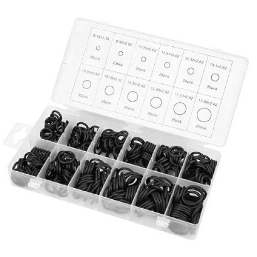 Set oringuri 300 bucati, negre eMAG.ro