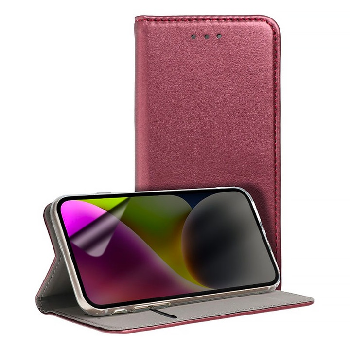 Комплект фолио за поверителност и флип калъф от PU кожа за Apple iPhone 15 Pro, регенерируем силиконов хидрогел, защита срещу шпиониране, защита на цял екран, защита срещу надничане, лесна инсталация, защита на дисплея и гърба, черен