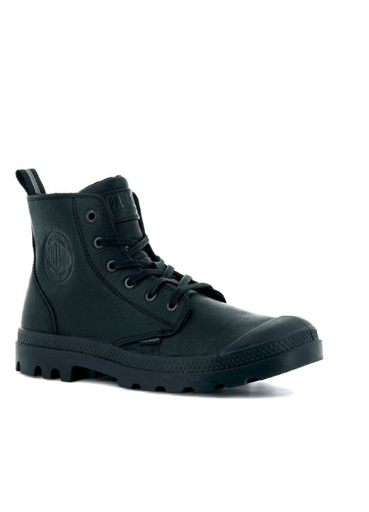 Palladium, Bocanci de piele cu fermoar Pampa, Negru