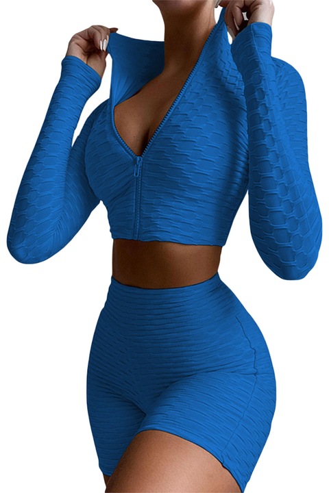 Compleu dama, WildFashion, Poliester, 4153, Albastru