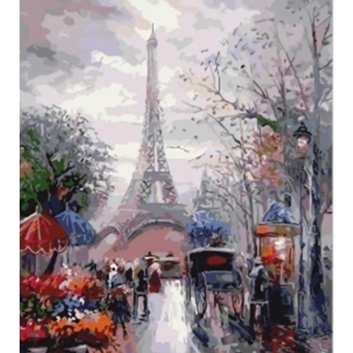 Set pictura cu numere Norimpex, pentru adulti, 40x50 cm