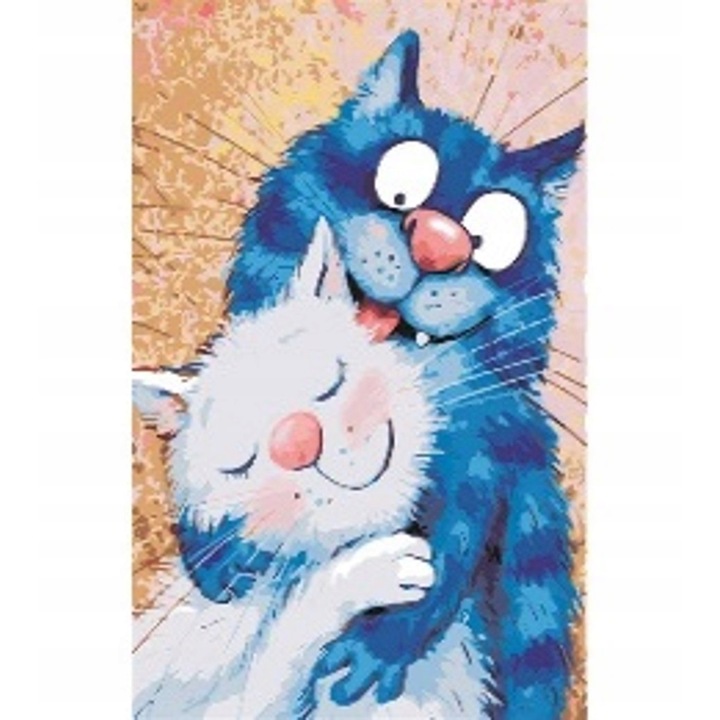 Set pictura cu numere Norimpex, pentru adulti, 40x50 cm