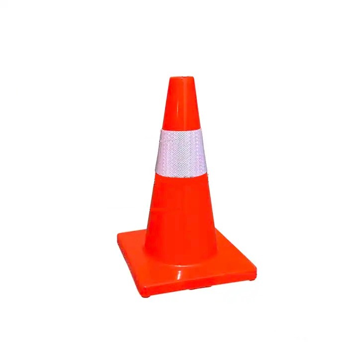 Terelőbója, útjelző fényvisszaverős jelzőkúp - 45 cm