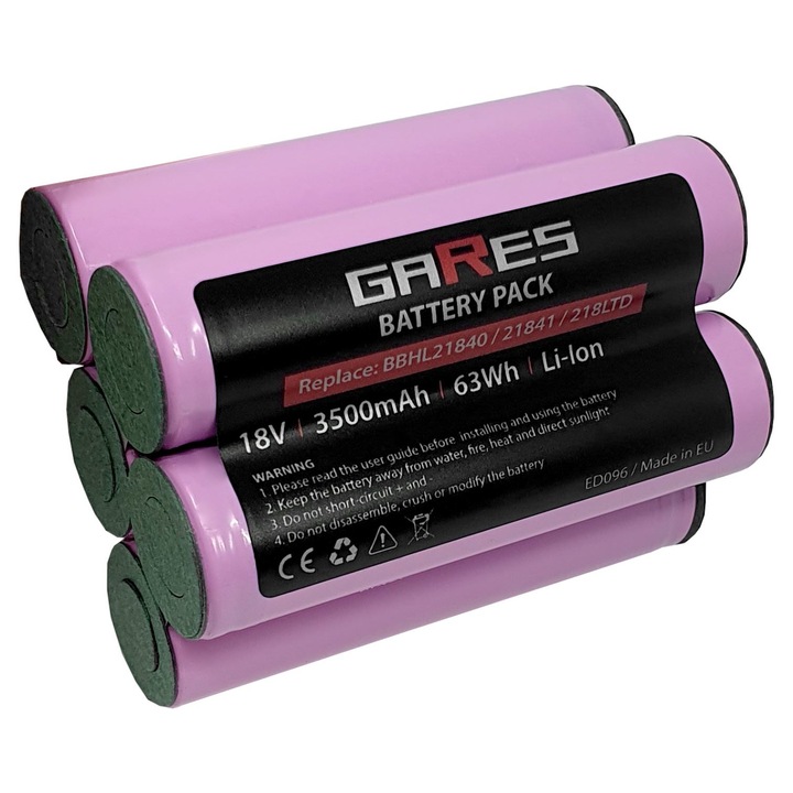 Baterie Gares 18V 3, 5Ah pentru Bosch BBHL218LTD 908BPV180