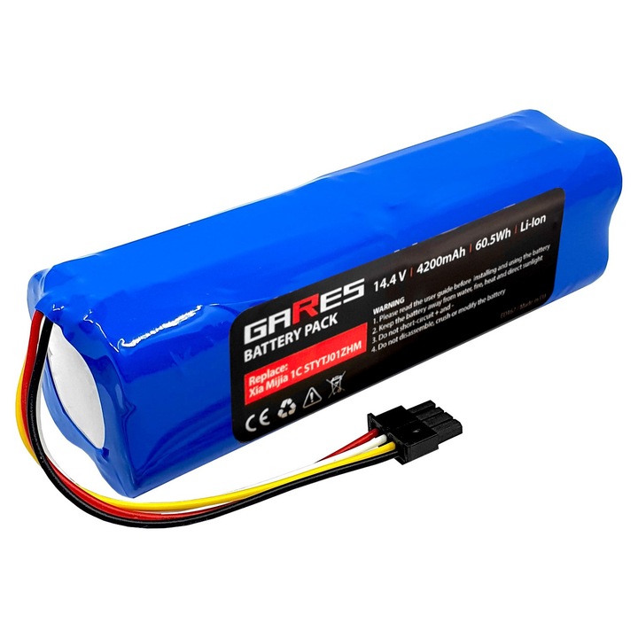 Baterie Gares 14, 4V 4, 2Ah pentru Xiaomi Mi Robot Vacuum Mop 1C Mijia 1C STYTJ01ZHM