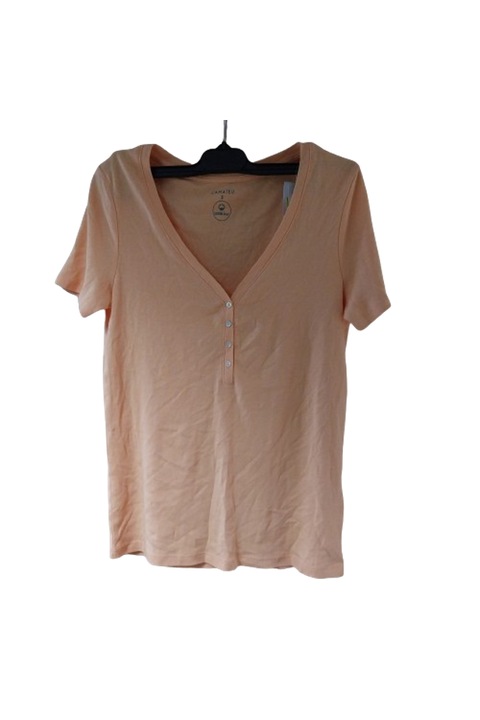Tricou dama camaieu, portocaliu, bumbac, marimea S