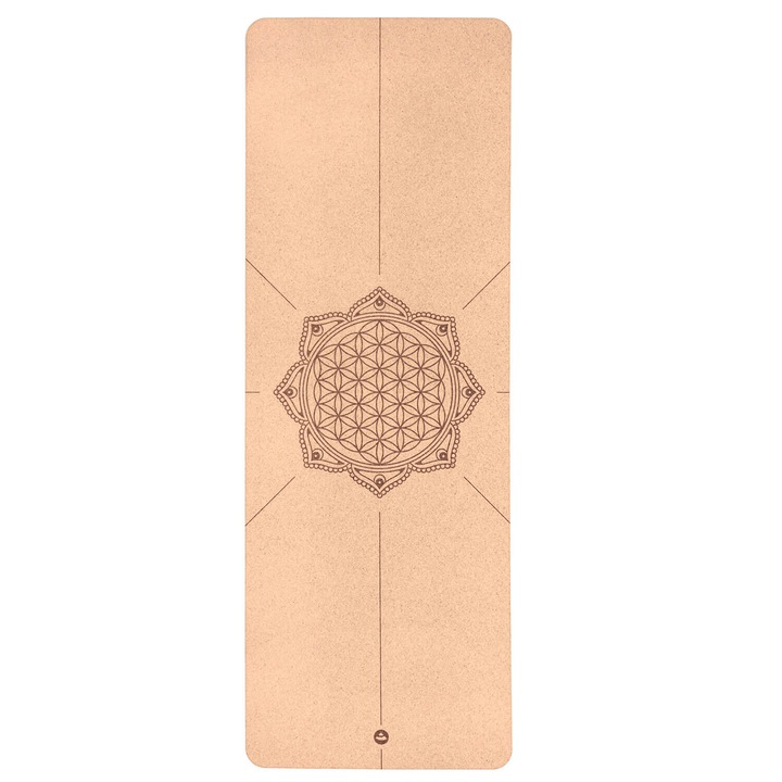 Covoras de yoga Bodhi, 4mm, Bej