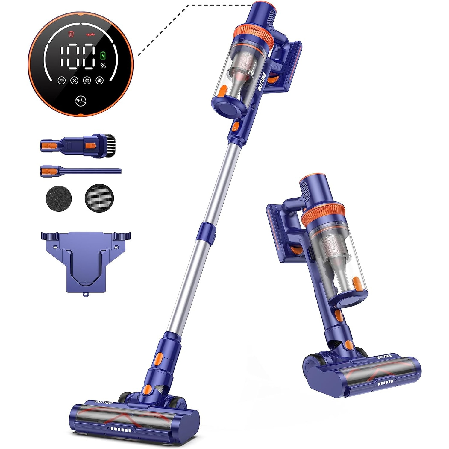 Aspirator fara fir VC40, buTure, 400W, 33000 kPA forta aspirare, 1.5L