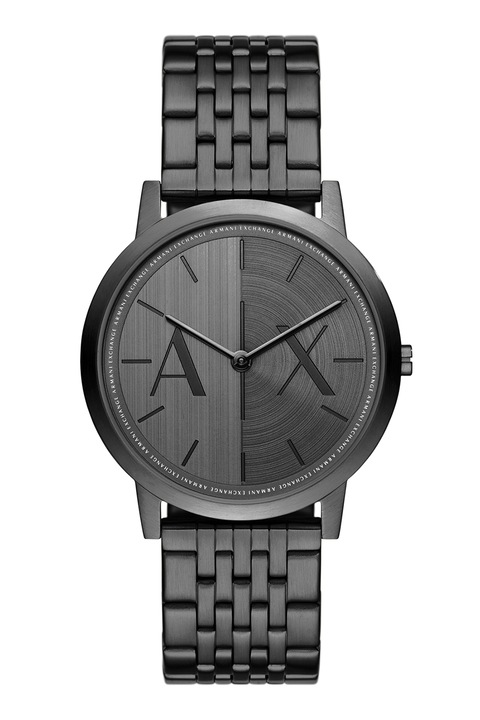 ARMANI EXCHANGE, Ceas analog din otel inoxidabil, Gri hematit