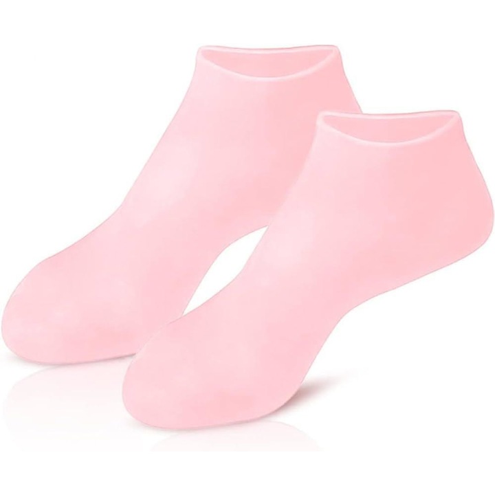 Ciorapi din Silicon de Inalta Calitate cu Uleiuri si Vitamine pentru Prevenirea Problemelelor Calcaielor, PROMERCO®