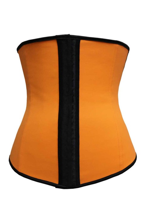 Corset dama, WildFashion, 148124, Latex, Portocaliu, L INTL