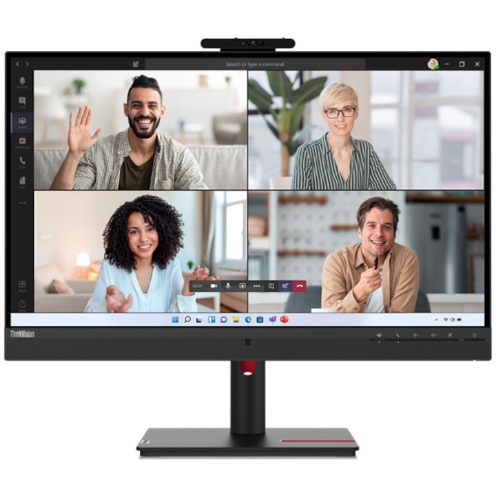 Lenovo ThinkVision T27hv-30 monitor, QHD, 75 HZ, Pivot, WLED, tükröződésmentes