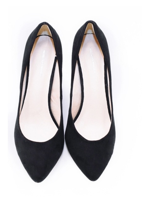 Pantofi dama, WildFashion, 141542, Sintetic, Negru, 40 EU