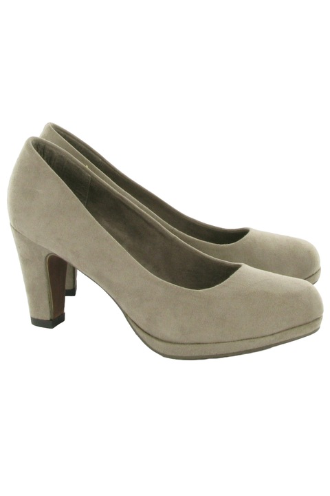 Pantofi dama, WildFashion, 141718, Sintetic, Crem, 38 EU