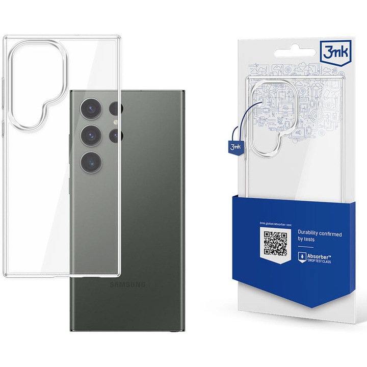 Предпазен калъф 3mk Armor Case за Samsung Galaxy S24 Ultra, Прозрачен