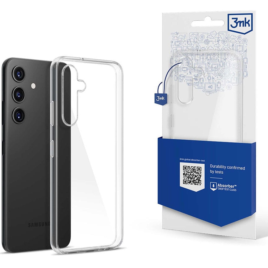 Husa de protectie 3mk Clear Case pentru Samsung Galaxy S24+, Transparent