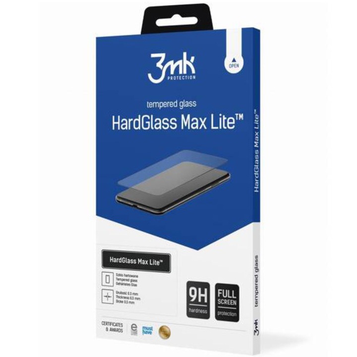 Протектор 3mk HardGlass Max Lite за Samsung Galaxy S24+