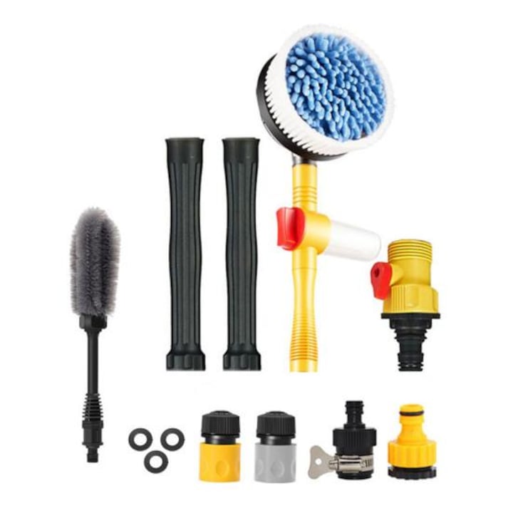 Perie rotativa cu recipient detergent pentru spalat masina