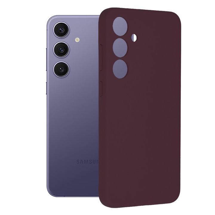 Калъф за Samsung Galaxy S24 Plus Techsuit soft edge silicone plum purple