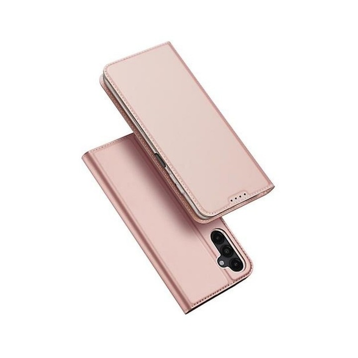 Калъф тип книга Duxducis Skin Pro, съвместим със Samsung Galaxy A15 4G / A15 5G - розово злато