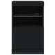 Servanta cu lumini LED vidaXL, negru, 41 x 37 x 67 cm, 836680