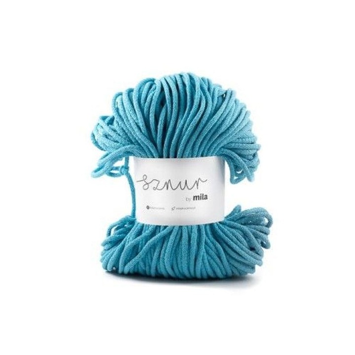 Textil cérna, Sznur, 3 mm, P66, türkiz