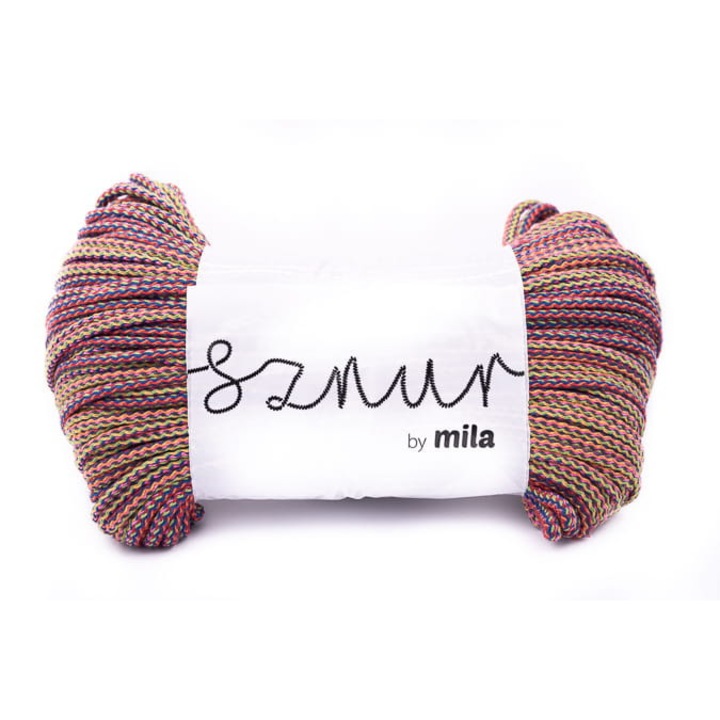 Textil cérna, Sznur, 5 mm, PM113 Mix, többszínű