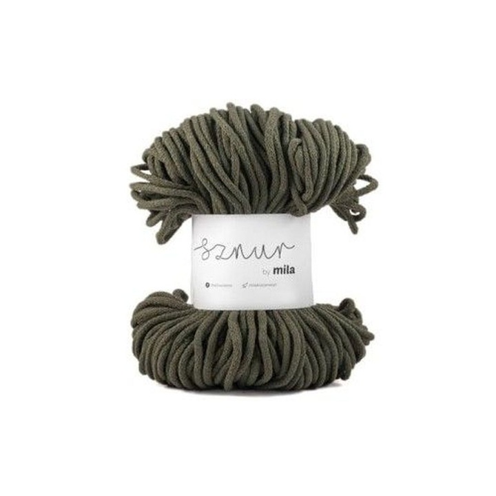 Textil cérna, Sznur, 5 mm, P48, olíva