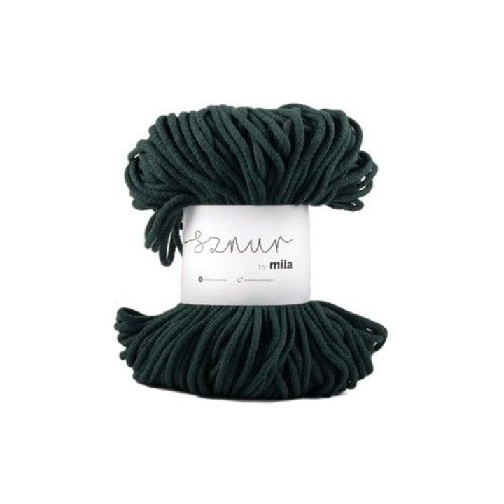 Textil cérna, Sznur, 5 mm, P47, üvegzöld