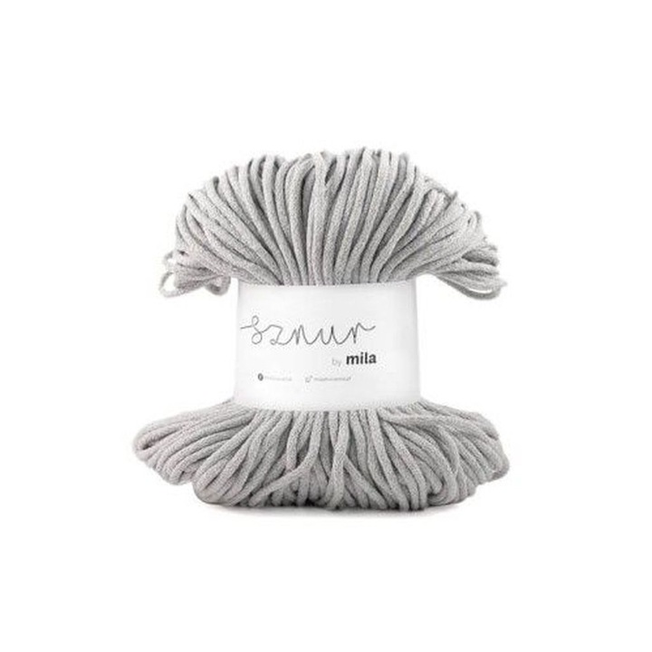 Textil cérna, Sznur, 3 mm, P02, világosszürke