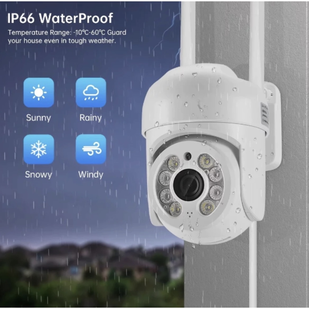 Jortan JT-8161QJ Wi-Fi камера за наблюдение, Ultra HD 4 K ...