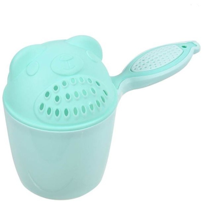 Cana pentru Clatire si Spalare Bebelusi Ursulet Verde Menta 11x16cm