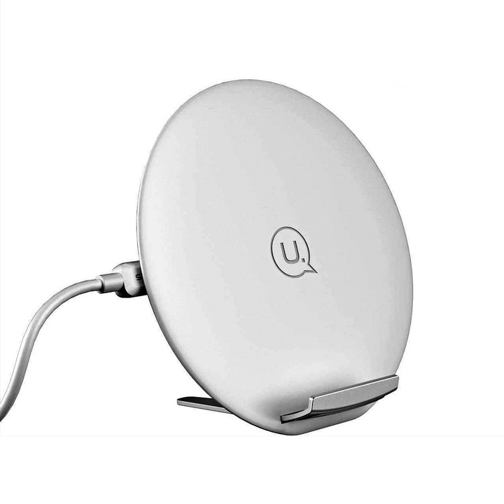 Зарядно устройство Wireless, USAMS US-CD33 V-Series, бял